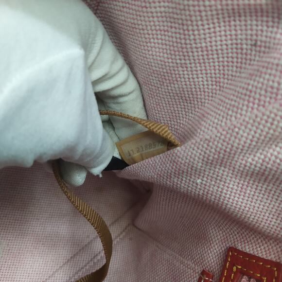 Dooney & Bourke Red Pebbled Leather Double Handles Tote Shoulder Bag - Picture 12 of 16